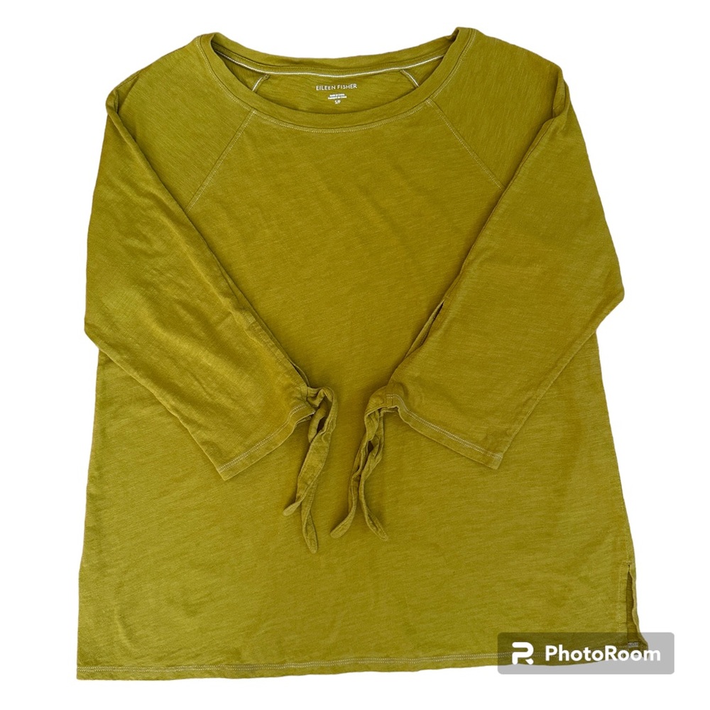 Eileen Fisher Mustard Yellow Long Sleeve Size Small
